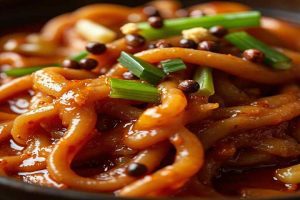 authentic Sichuan food appetizing detail