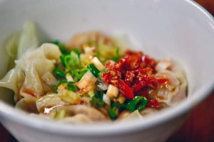 authentic Sichuan wonton dish