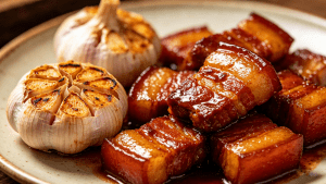 Roasted garlic cloves, secret ingredient in Sichuan cooking