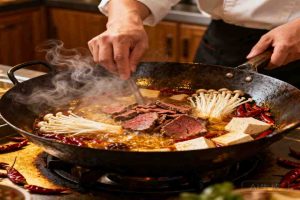 Sichuan hot pot recipe cooking process