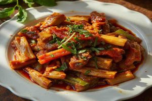 Sichuan vegetable dishes recipes food photography