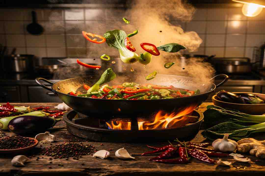 Best Sichuan Vegetable Recipes: Easy Home Cooking Guide 2 Sichuan vegetable dishes with eggplant, chilies, garlic, and savory sauces