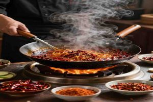 Sichuan chili oil cooking process