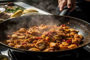 Spicy Diced Chicken cooking process