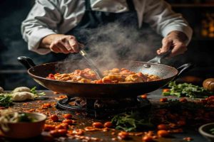 mapo tofu sauce cooking process