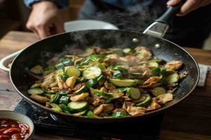 Cold Mixed Cucumber cooking process