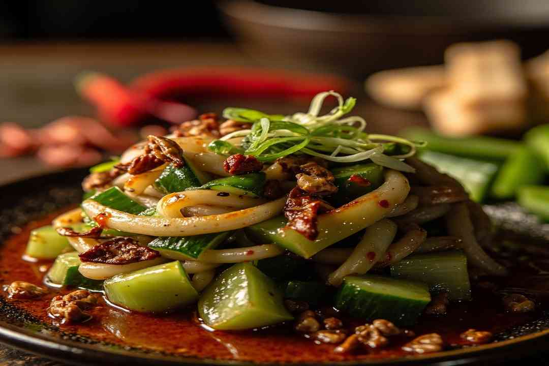 Cold Mixed Cucumber: Sichuan Recipe and Home Cooking Tips 3 Cold Mixed Cucumber effectively