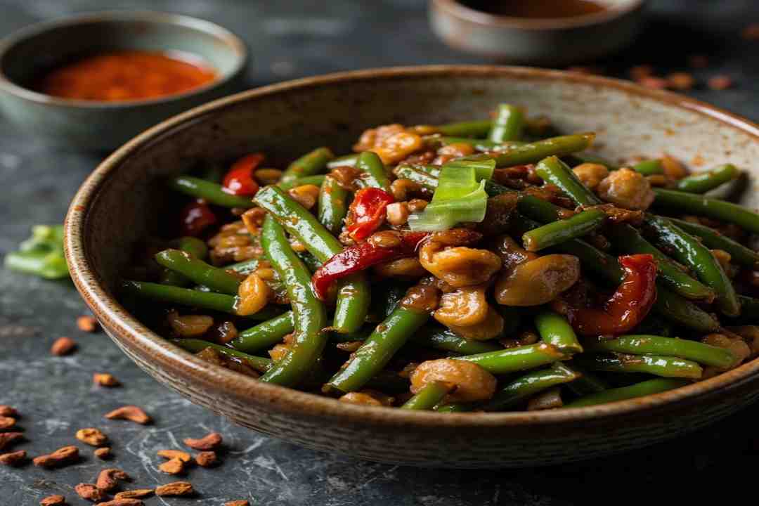 Dry-Fried Green Beans: Sichuan Recipe and Home Cooking Tips 3 Dry-Fried Green Beans effectively