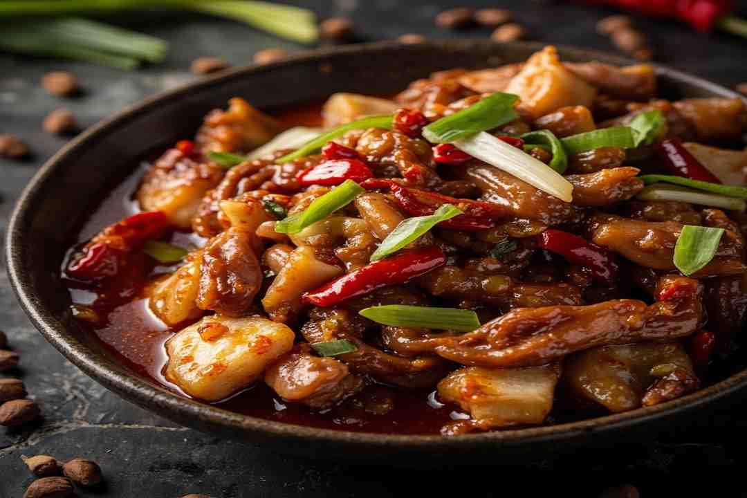 Dry-Fried Pork Intestines: Sichuan Recipe and Tips 3 Dry-Fried Pork Intestines effectively