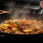 Dry Pot Potato Slices cooking process
