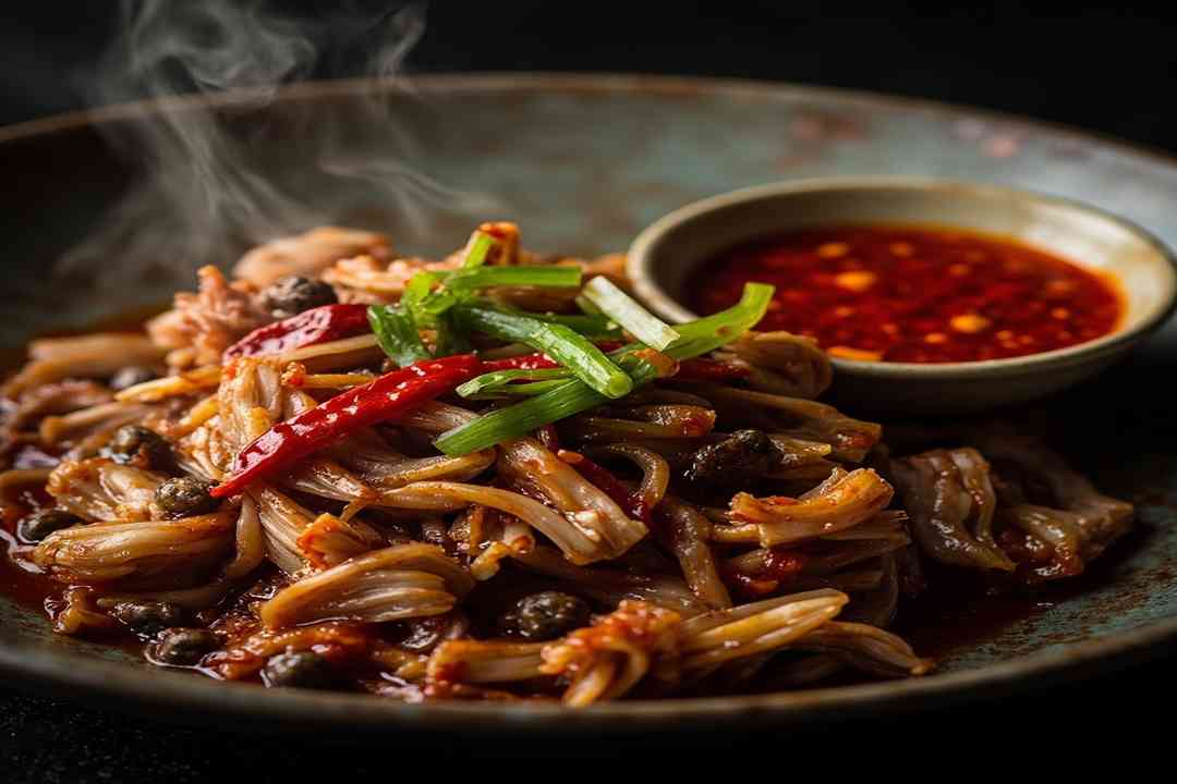 Green Pepper Shredded Pork effectively