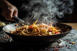 Hot and Sour Shredded Potatoes cooking process