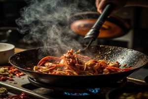 Spicy Crab cooking process
