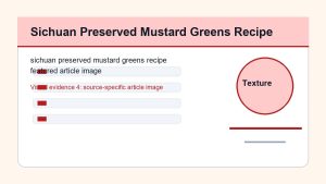 sichuan preserved mustard greens recipe featured article image
