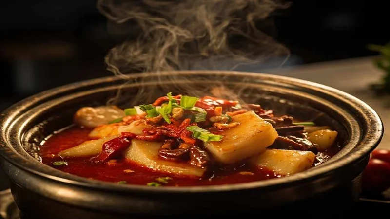 Dry Pot Potato Slices: Sichuan Recipe and Home Cooking Tips 3 Dry-pot potato slices with pork and chilies