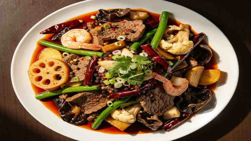 Why Your Authentic Sichuan Dry Pot Never Tastes Like the Res 1 Mixed dry pot with lotus root and vegetables