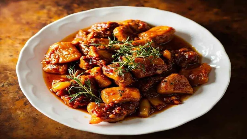 Why Your Sichuan Dry Pot Recipe Never Tastes Like the Restau 1 Mixed meat and vegetables in dry-pot seasoning