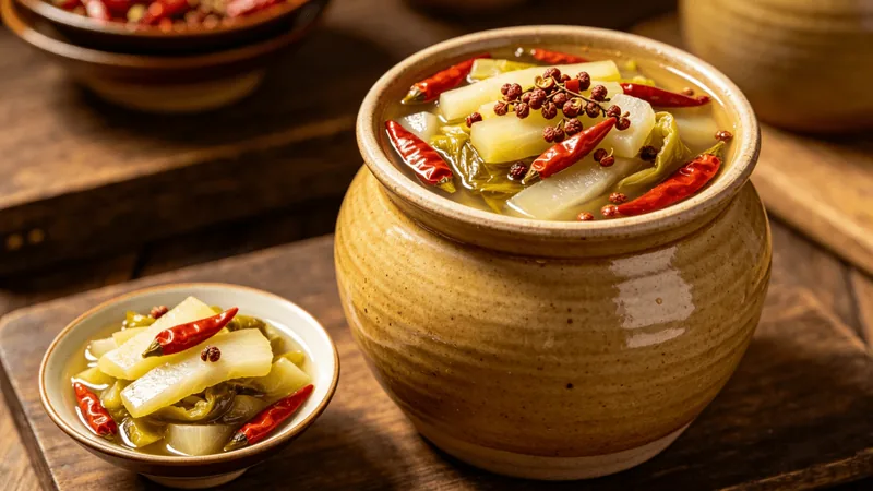 7 Sichuan Cooking Techniques: Wok Heat, Mala, and Texture Checks 3 Illustration of stuffed cabbage in bamboo steaming baskets